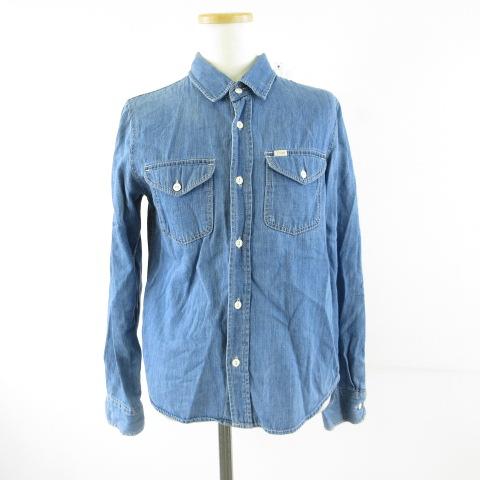 アースミュージック&amp;エコロジー EARTH MUSIC &amp; ECOLOGY Lee ダンガリーシャツ...