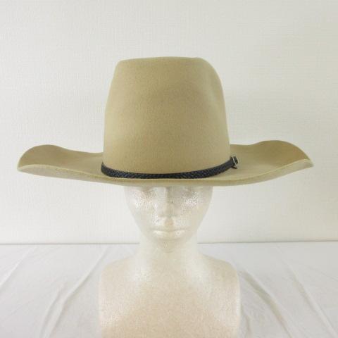 未使用品 smithbilt hats カウボーイハット ウエスタン 帽子 ベージュ 7 1/8 *...