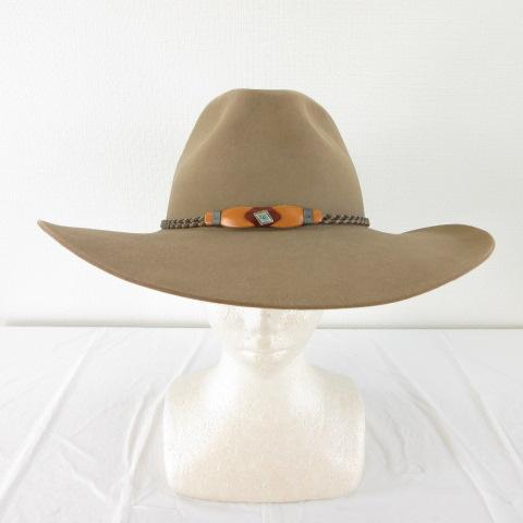 ステットソン STETSON フェルトハット BEAVER 茶 7 1/2 *T1 メンズ
