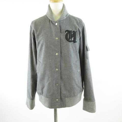 アンタイトル UNTITLED ブルゾン スタジャン 長袖 グレー 3 L *T997 レディース