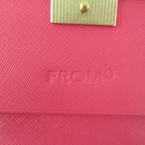 フロムビー FROMb 三つ折り財布 黒 ピン...の詳細画像2