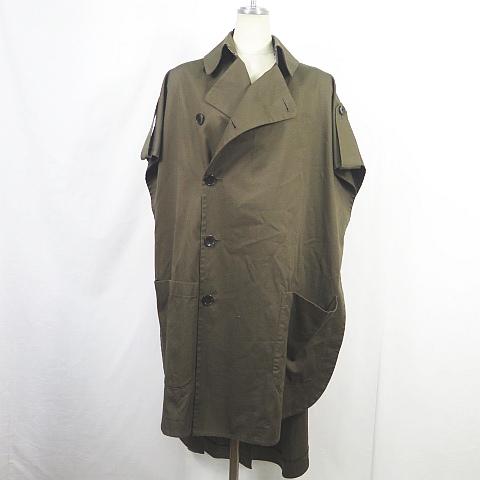 グラウンドワイ ヨウジヤマモト GroundY Cape Coat Double serge ノース...