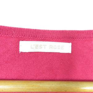 レストローズ LEST ROSE ニット カー...の詳細画像3