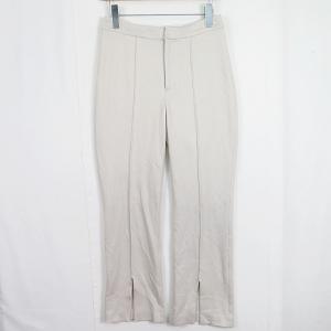 ロペ ROPE センターシーム スリット パンツ 36 アイボリー 2sa6412 レディース