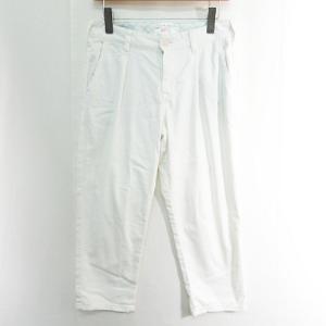 エドウィン EDWIN MISS EDWIN クロップドパンツ ホワイト シンプル kz12068 レディース