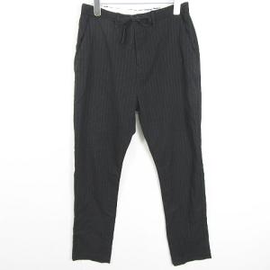 エルカネック EL Canek テーパード パンツ ストレッチ レーヨン S ブラック ストライプ kz12269 レディース