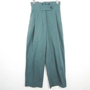 アーバンリサーチ URBAN RESEARCH バレルレッグ パンツ ワイド FREE グリーン kz13191 レディース