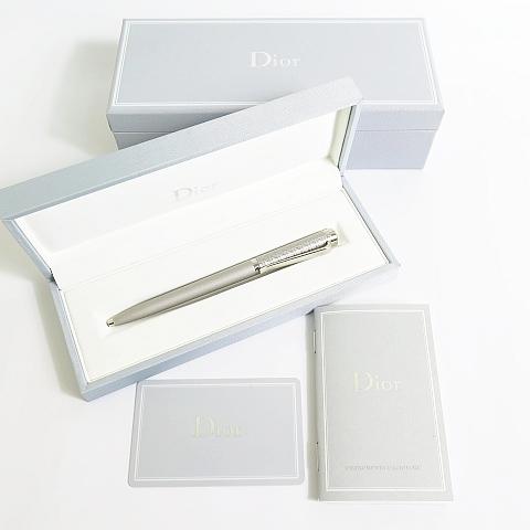 ディオール Dior Patent pens ツイスト式 ボールペン S504-120CA  本体美...