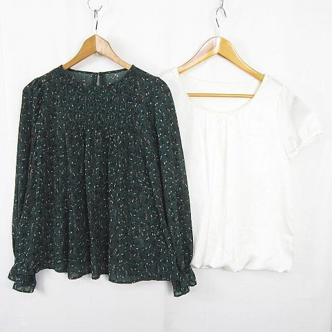ナチュラルビューティーベーシック NATURAL BEAUTY BASIC ブラウス 2点セット 長...