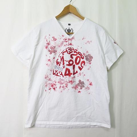 BEATO ベアート Tシャツ 半袖  カットソー 刺繍 ラインストーン 52 オフホワイト 2sa...