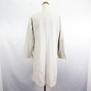 クリス Chris ノーカラーコート アウター...の詳細画像2