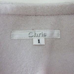 クリス Chris ノーカラーコート アウター...の詳細画像3