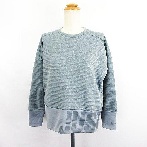 ナイキ NIKE トレーナー スウェット 長袖 ドロップショルダー クルーネック クロップド ロゴ ...