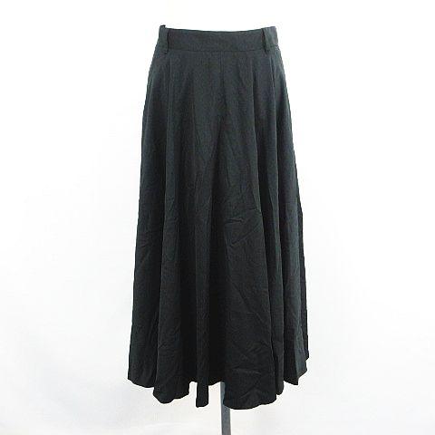 未使用品 Parallel Turn スカート ボトムス ロング丈 フレア F ブラック ※EKM ...