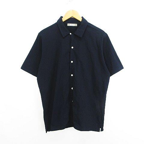 ナノユニバース nano universe NUC81SSH001JS シャツ 半袖 コットン L ...