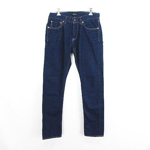 ジョンブル JOHNBULL デニム ジーンズ ボトムス スリム ストレート ボタンフライ セルビッ...
