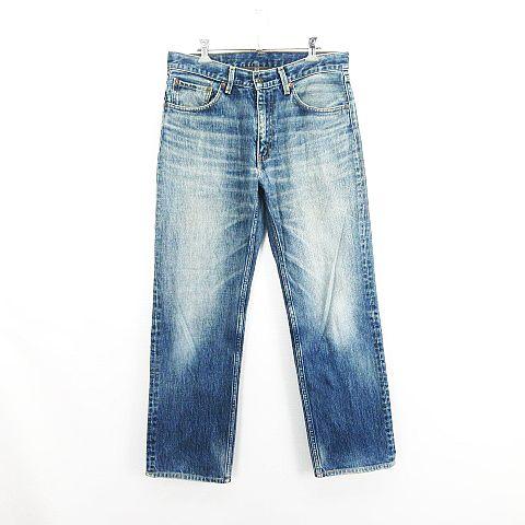 リーバイス Levi's 502 502-03 デニム ジーンズ ボトムス ストレート ユーズド加工...
