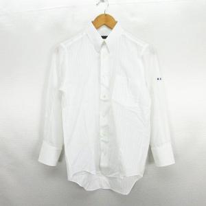 バーバリー ロンドン BURBERRY LONDON シャツ 長袖 シャドーストライプ 胸ポケット ロゴ コットン CHOYA ホワイト ※EKM メンズ