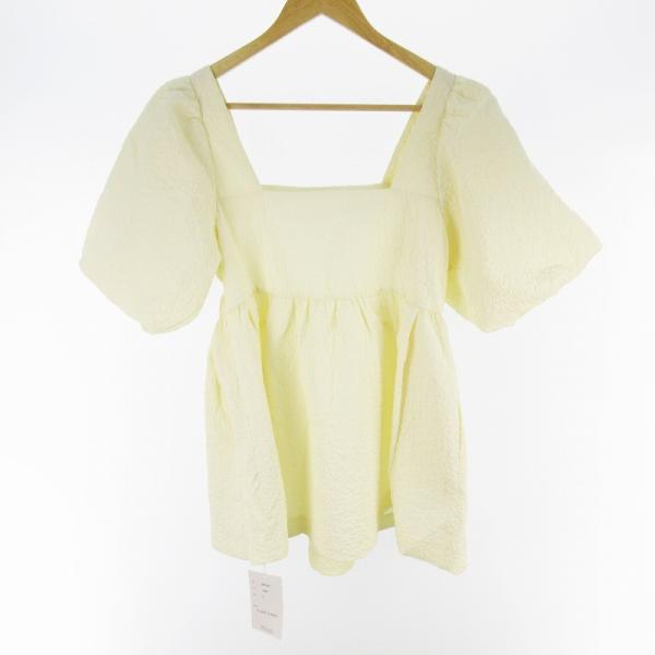 RUBY AND YOU チュニック 半袖 ミニ ワンピース フレアー アイボリー F レディース