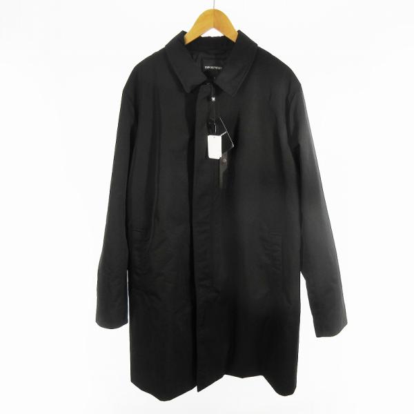 未使用品 エンポリオアルマーニ EMPORIO ARMANI 中綿 ステンカラーコート ジップアップ...