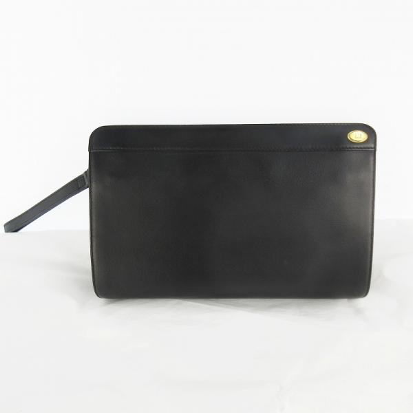 ダンヒル dunhill セカンドバッグ ドキュメントケース ロゴ レザー 牛革 ブラック 黒 ゴー...