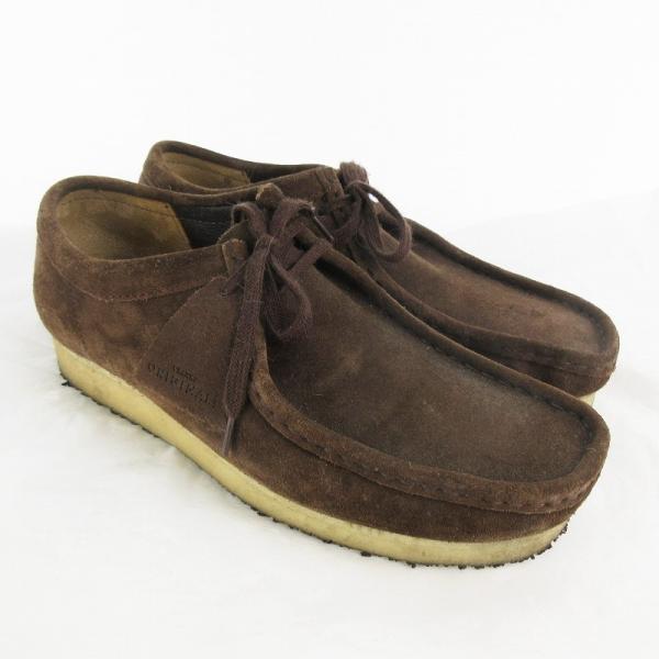 クラークス clarks UK 8 1/2 26.5cm 979E ワラビー Wallabee シュ...