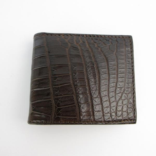 ファニー FUNNY BILLFOLD POROSUS CROCODILE ビルフォード ポロサス ...