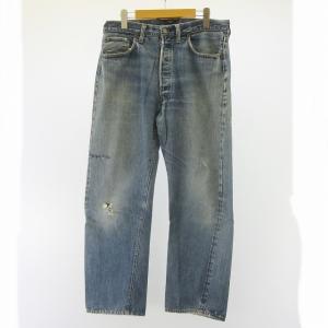 リーバイス Levi's 501 74年 デニム 66前期 刻印6 赤耳 紙パッチ インディゴ 実寸W33/L31 STK メンズ｜vectorpremium