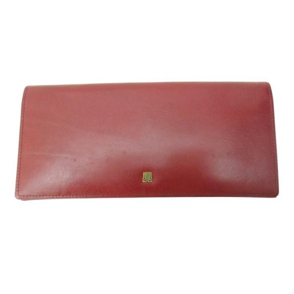 ランバン LANVIN 長財布 ロングウォレット 札入れ 赤系 レッド系 ●ECO レディース