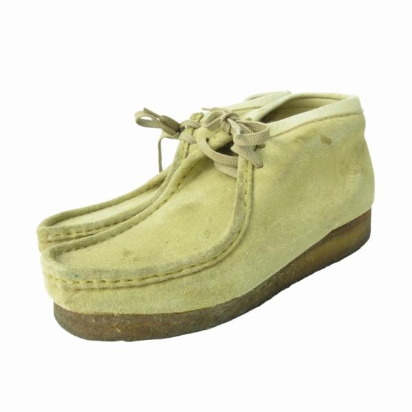 ホーキンス Hawkins ショートブーツ シューズ スエード UK6 25.0cm ベージュ 07...