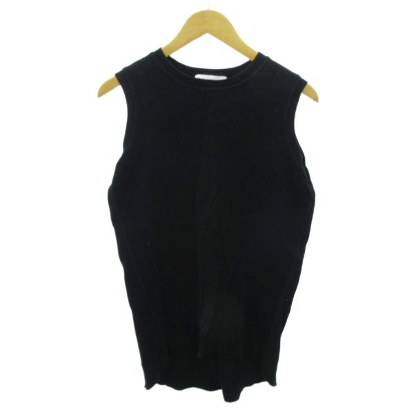 アメリカーナ AMERICANA カットソー サーマル ノースリーブ 黒 ブラック 0928 ■YH...