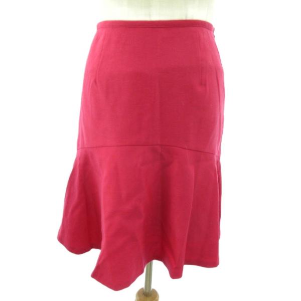 アナイ ANAYI スカート ウール ミニ丈 36 ピンク 1008 ■YHS6 レディース