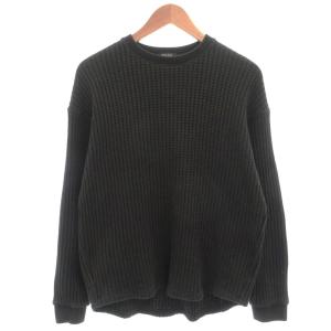 プラステ PLST ニット セーター ワッフル生地 S 黒 ブラック /YJ ■YHS12 レディース