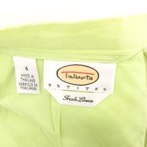 タルボット TALBOTS スカート 麻 リネ...の詳細画像3