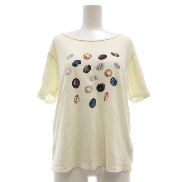 ユニクロ UNIQLO 美品 イーエム e.m. コラボ 半袖 Ｔシャツ カットソー M 白 ホワイ...