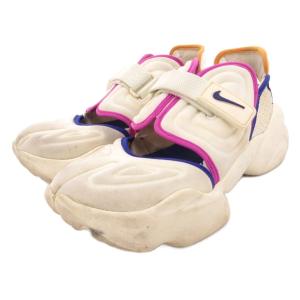 ナイキ NIKE アクアリフト スニーカー サンダル シューズ 25cm 白 ホワイト 青 ブルー 紫 パープル DX3299-100 /JS メンズ