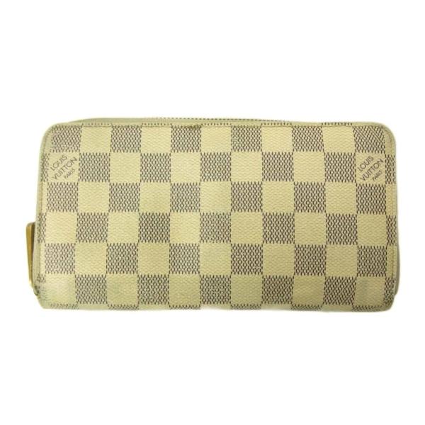 ルイヴィトン LOUIS VUITTON ダミエ アズール ジッピー 長財布 ウォレット ラウンドフ...