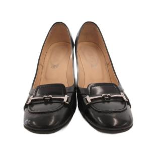 トッズ TODS パンプス チャンキーヒール ...の詳細画像3