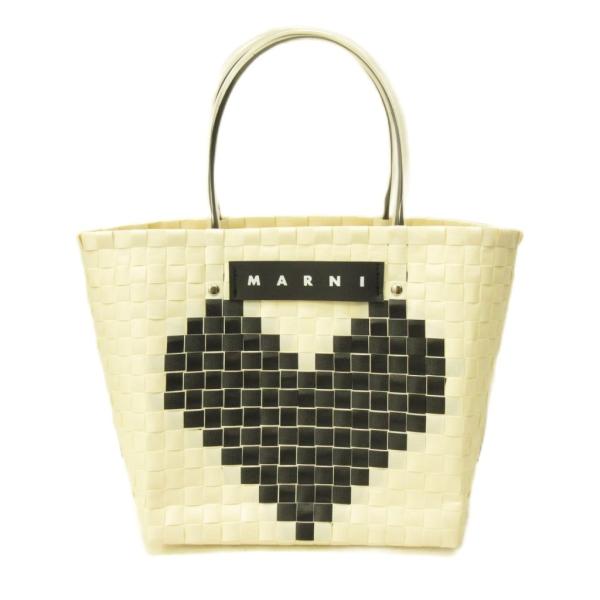 マルニ MARNI ラブミニバスケット トートバッグ ワイヤー 白 ホワイト 黒 ブラック レディー...