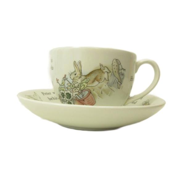 ウェッジウッド WEDGWOOD ピーターラビット ティーセット ティーカップ  ソーサー 食器 英...