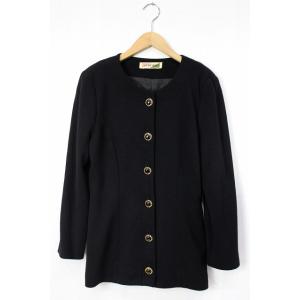 LA SIR VIEW ノーカラー ジャケット アウター 金...