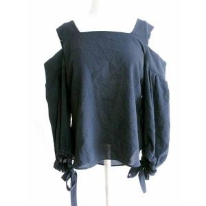 アンスリード UN3D. ブラウス カットソー STUDIOUS 別注 コラボ 袖リボン 長袖 オフ...