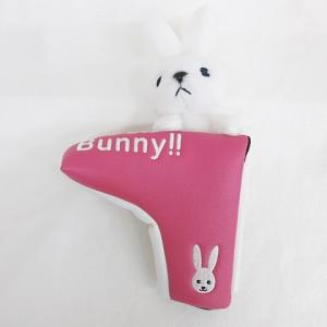 パーリーゲイツ PEARLY GATES ジャックバニー Jack Bunny!! ゴルフ パターカバー ピン型 うさぎ ぬいぐるみ 白 ピンク ホワイト｜vectorpremium