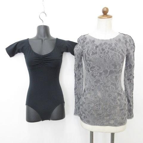 Chacott DanceSport 社交ダンス レオタード トップス 2枚セット 半袖 カットソー...