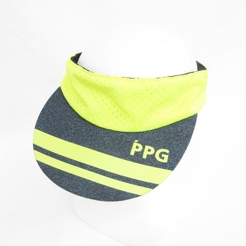 パーリーゲイツ PEARLY GATES PPG 帽子 バイザー サンバイザー ライン ロゴ メッシ...