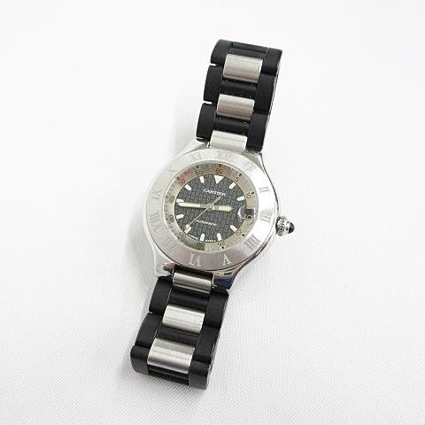 カルティエ Cartier 時計 腕時計 マスト21 ヴァンテアン オートスカフ 自動巻 オートマチ...