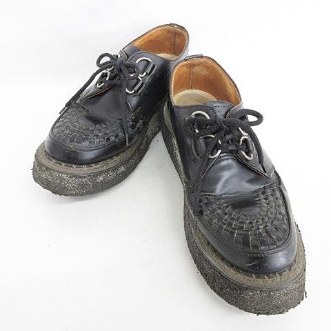 ジョージコックス GEORGE COX ギブソン GIBSON レザーシューズ ラバーソール 英国製...