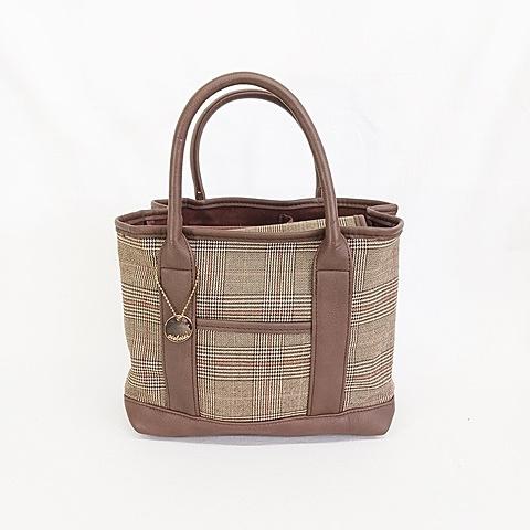 Spice edicion cielciel ハンドバッグ ミニトートバッグ チェック フェイクレザ...