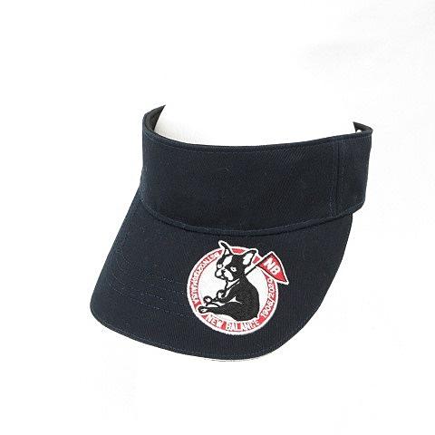 ニューバランス NEW BALANCE GOLF ゴルフ バイザー サンバイザー 刺繍 ワッペン 紺...