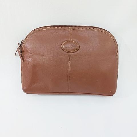 アドラー ADLER バッグ クラッチバッグ ハンドバッグ レザー ブラウン 茶 レディース